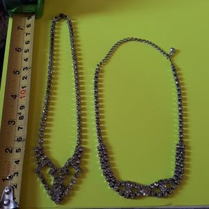 2 Ladys vintage necklaces